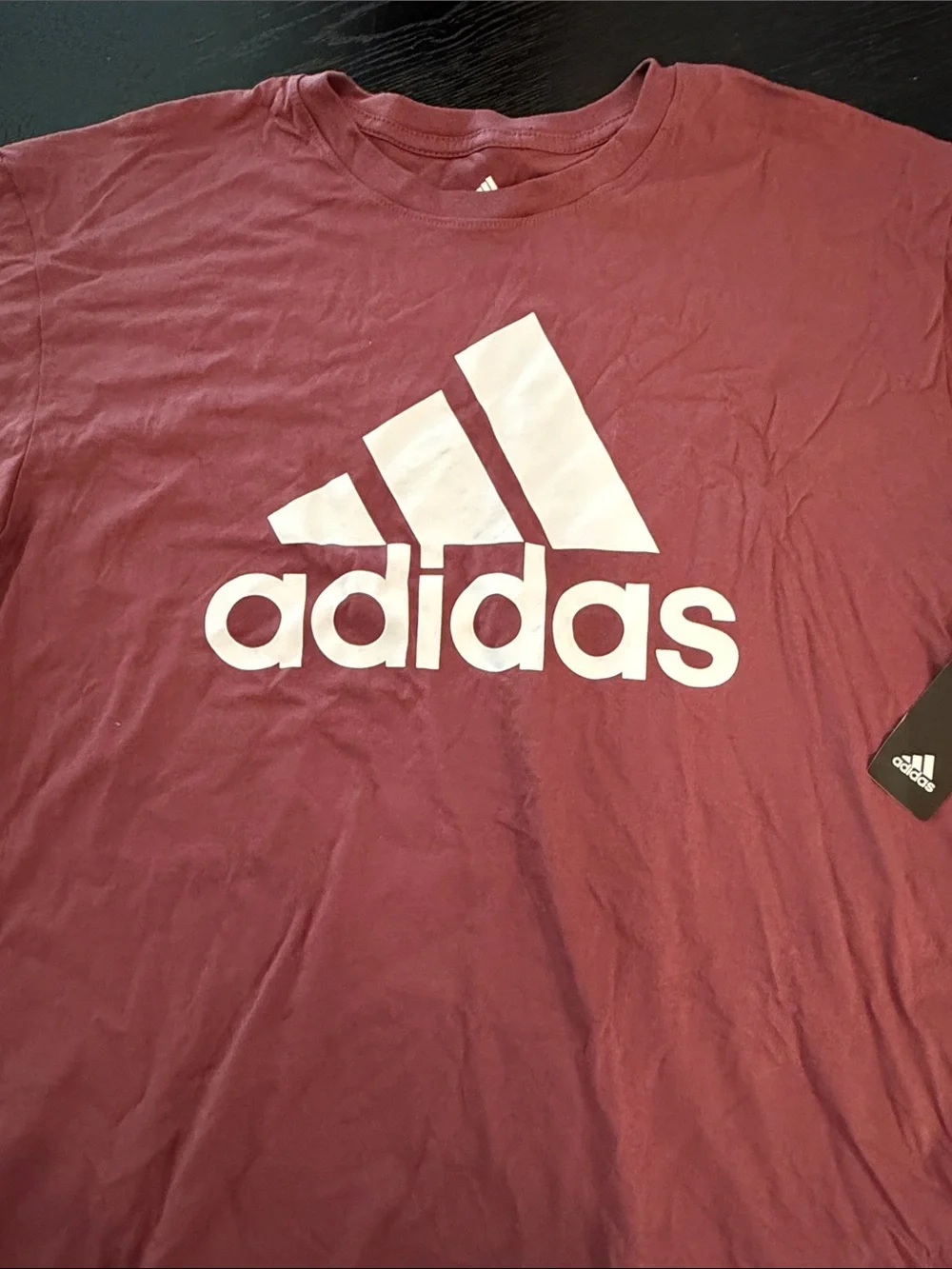 adidas Men's Dusty Rose Logo Short Sleeve Tee New with Tags!